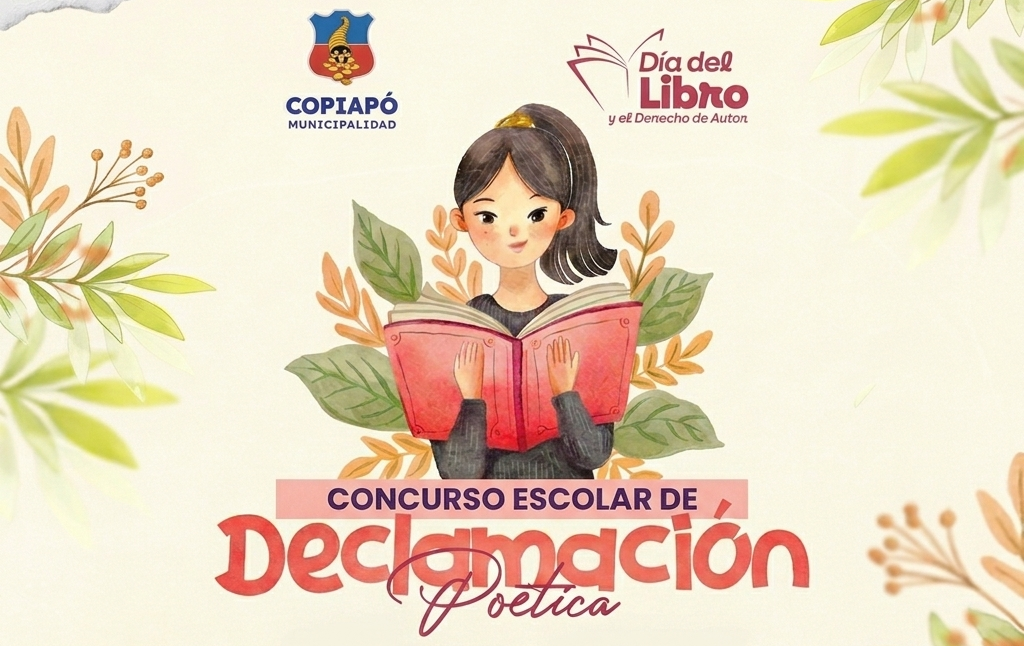 Biblioteca Pública Municipal de Copiapó invita a participar en el primer concurso interescolar comunal de Declamación