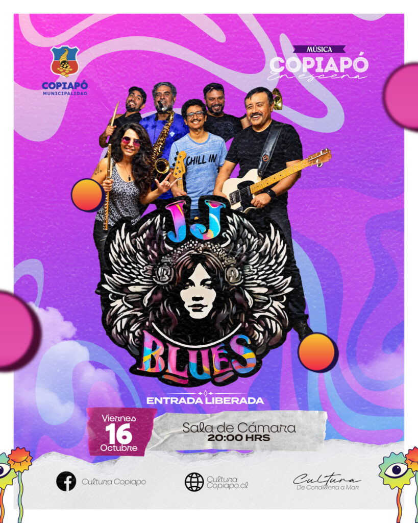 JJ Blues — Tributo a Janis Joplin en Copiapó – Sala de Cá…